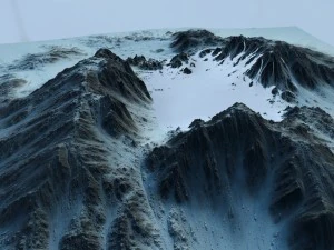 snow mountain6 3D Model
