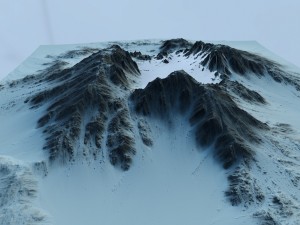 snow mountain6 3Dモデル