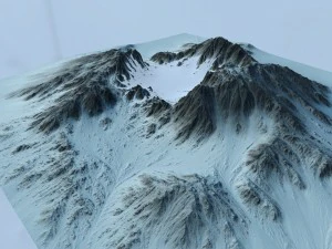 snow mountain6 3D Model