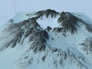 snow mountain6 3D Model
