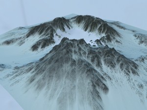 snow mountain6 3Dモデル