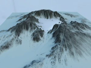 snow mountain6 3D Model