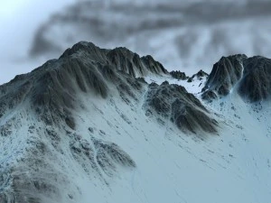 snow mountain6 3D Model