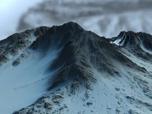 snow mountain6 3D Model