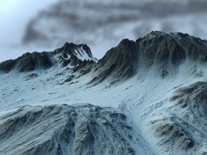 snow mountain6 3D Model