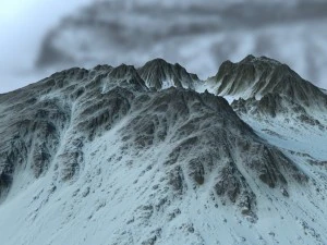 snow mountain6 3D Model