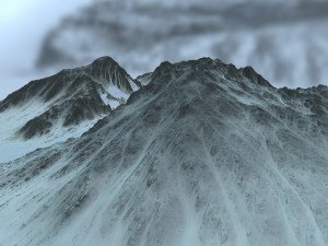 snow mountain6 3Dモデル