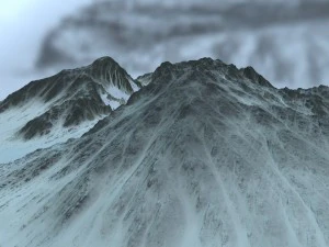 snow mountain6 3D Model