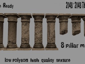 pilarset Model 3D