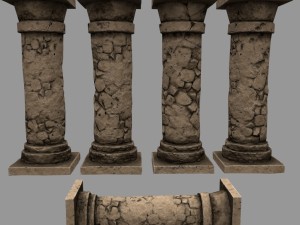 pilarset 3D Model