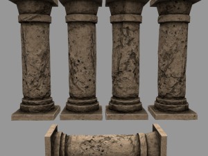 pilarset 3D Model