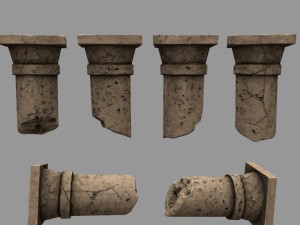 pilarset 3D Model