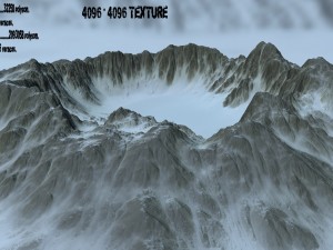 snow volcano 3D Model