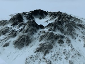 snow volcano Modelo 3D