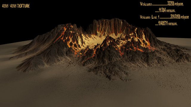 volcano9 3Dモデル .c4d .max .obj .3ds .fbx .stl .blend