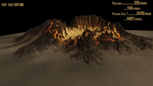 volcano9 3D Model .c4d .max .obj .3ds .fbx .stl .blend 