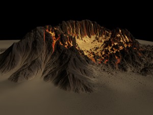 volcano9 3Dモデル