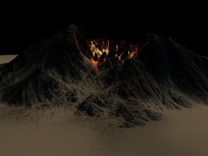 volcano9 3Dモデル