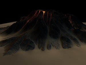 volcano9 3Dモデル