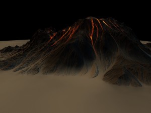volcano9 3Dモデル