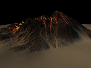 volcano9 3Dモデル