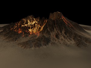 volcano9 3Dモデル