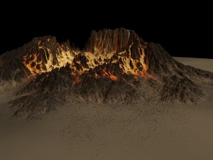 volcano9 3Dモデル