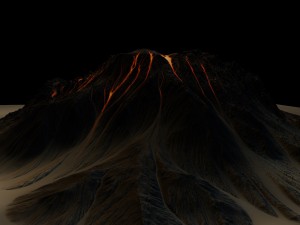 volcano9 3Dモデル