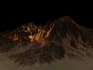 volcano9 3Dモデル