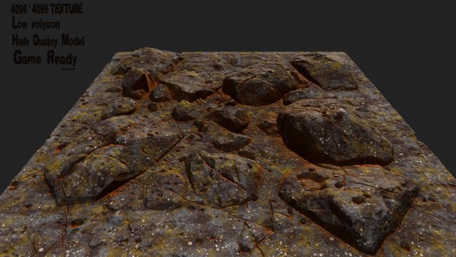 rocks15 3D Model .c4d .max .obj .3ds .fbx .stl .blend 