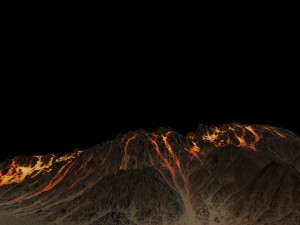 volcano 3D 모델