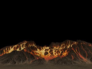 volcano 3D 모델