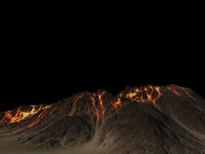 volcano 3D 모델