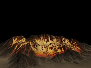 volcano 3D Model