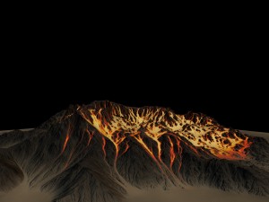 volcano 3D 모델