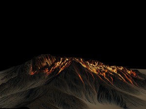volcano 3D 모델