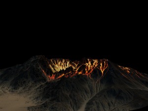 volcano 3D 모델