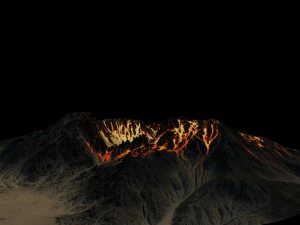 volcano 3D Model