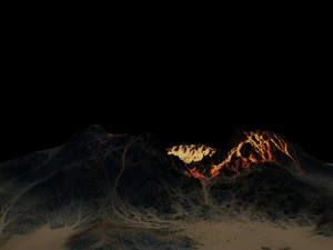 volcano 3D Model