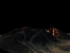 volcano 3D 모델