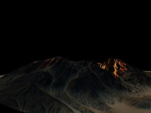 volcano 3D Model