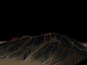 volcano 3D 모델