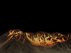 volcano 3D Model