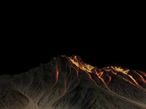 volcano 3D 모델