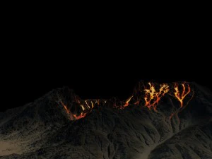 volcano 3D Model