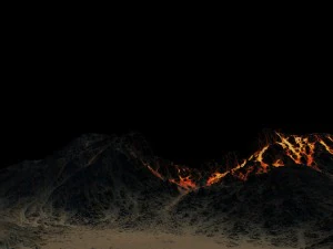 volcano 3D Model