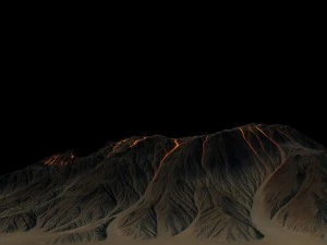 volcano 3D Model