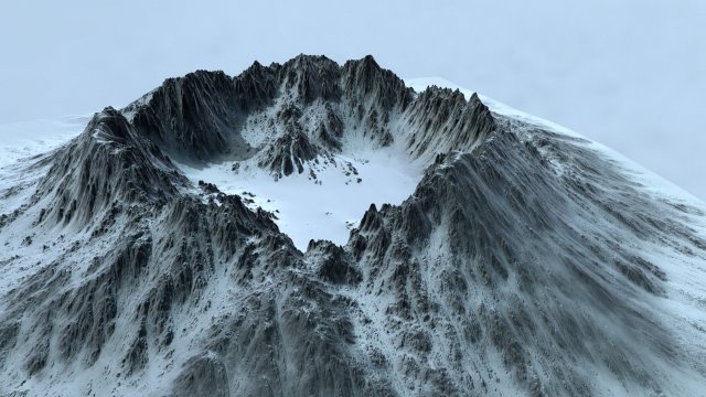 snowmountain16 Modelo 3D .c4d .max .obj .3ds .fbx .stl .blend