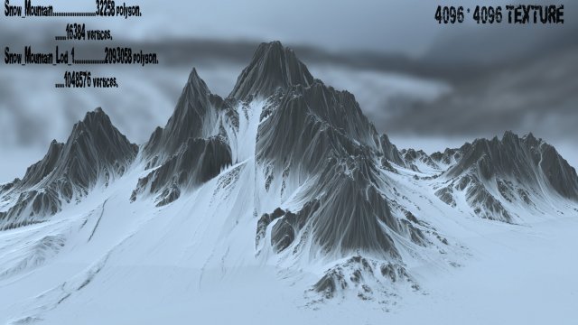 snowmountain17 3D मॉडल .c4d .max .obj .3ds .fbx .stl .blend 