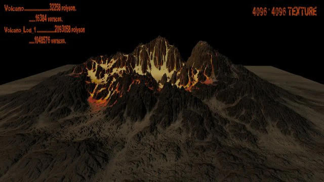 volcano16 3D Model .c4d .max .obj .3ds .fbx .stl .blend